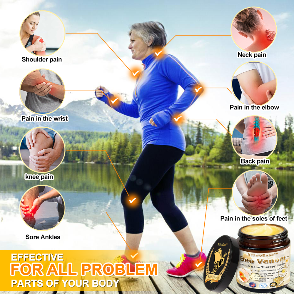 ArthroEase Bee Venom Joint and Bone Arthritis Therapy Cream(Specially for older adults & AAOS recommends)